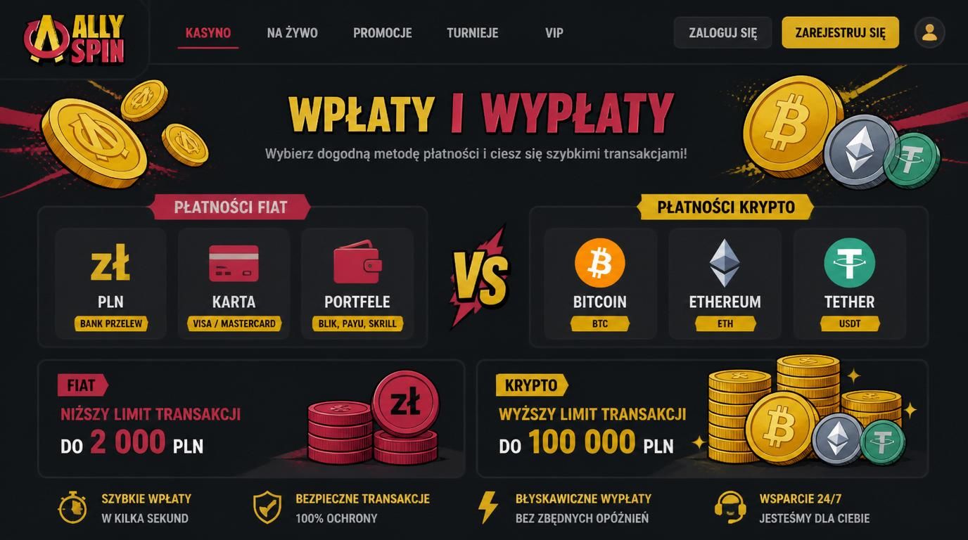Porównanie limitów wpłat fiat vs krypto